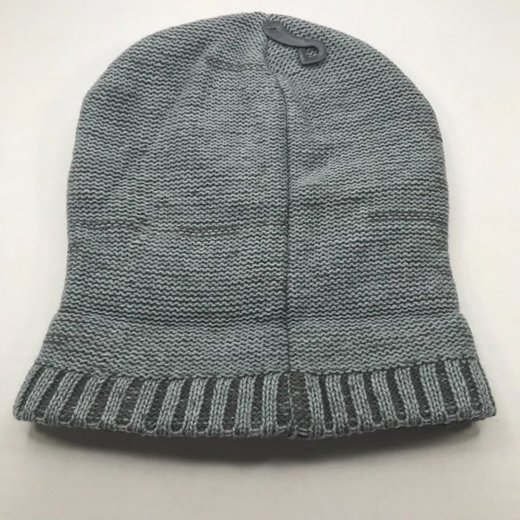Winter Essentials Men's One Size Gray Knit Beanie New - Picture 2 of 9